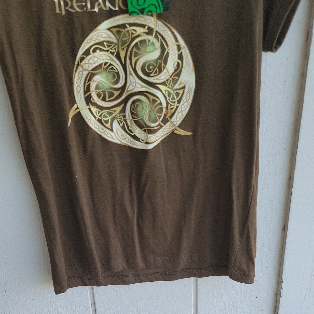 IrishGraphic Tee with Celtic Design Ireland XL Traditional Craft Wear - Picture 10 of 10